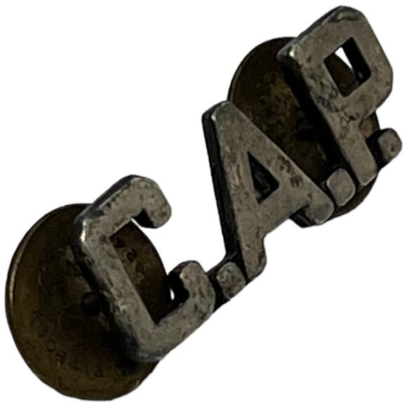 C.A.P. Captain Lapel Shirt Pin, Fair Condition, 3/8" x 1" - Picture 5 of 6